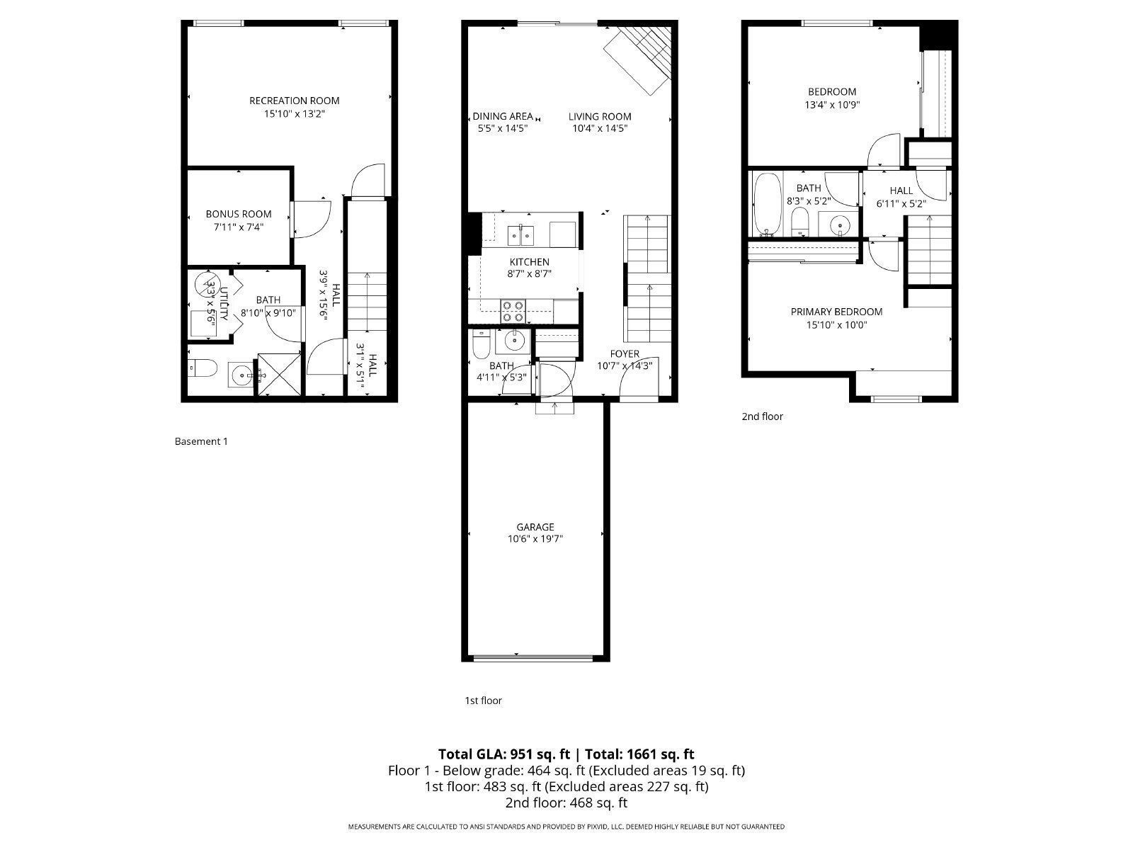 Updated 3-Bedroom Townhome with Finished Basement in Lexington Village property image