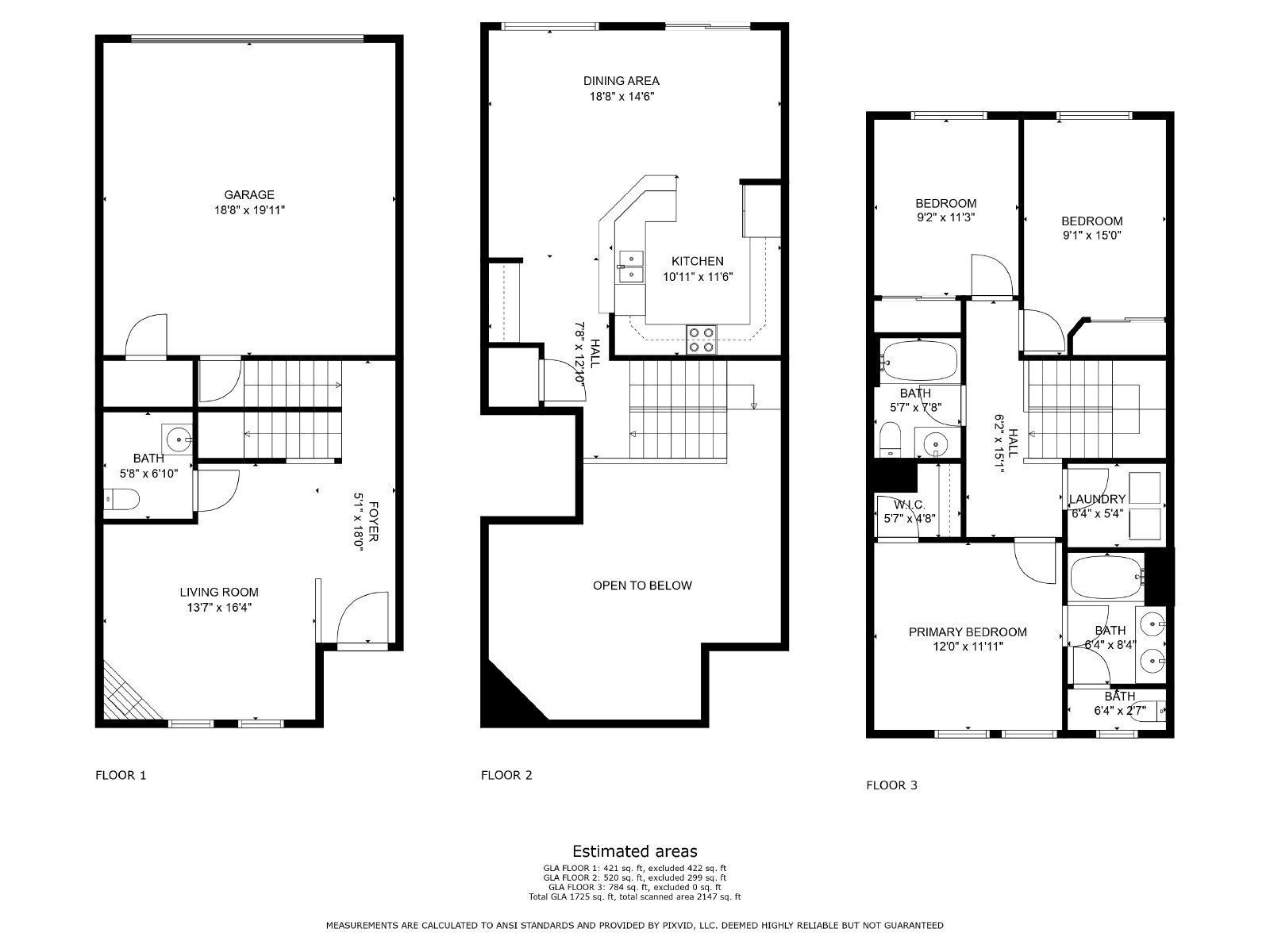 Contemporary Three-Level Townhome with Mountain Views Near Powers Corridor property image