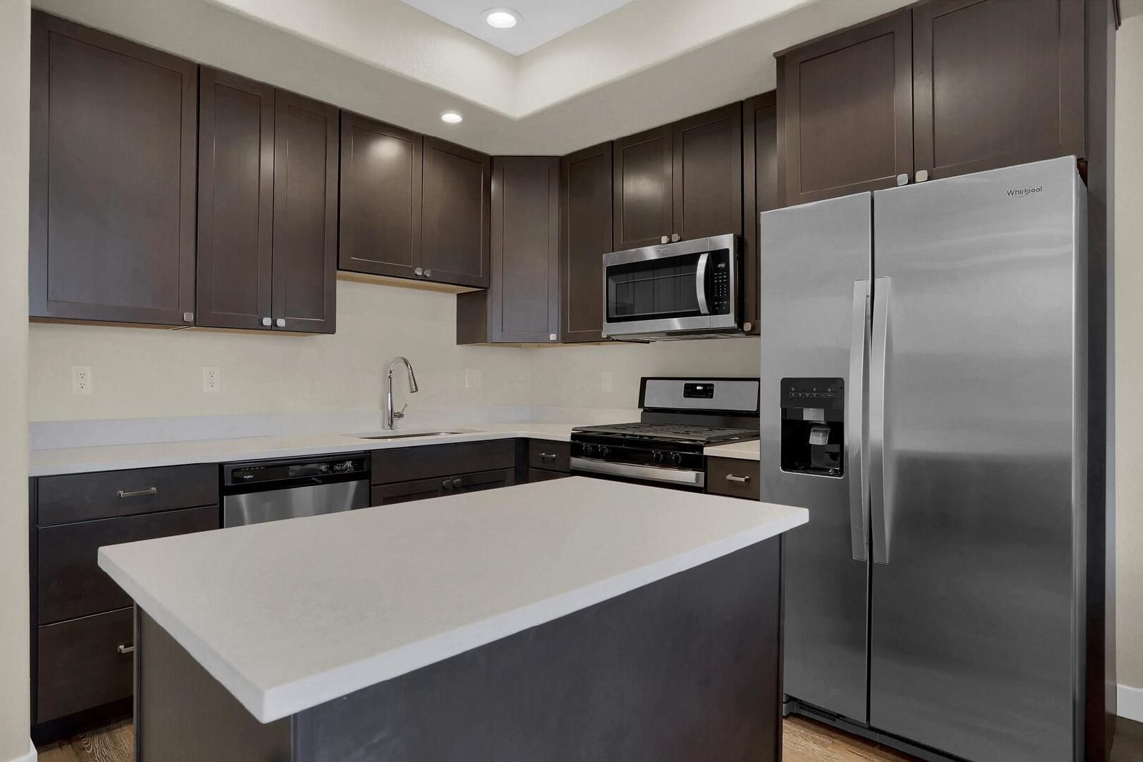 Spacious 3-Bedroom Townhome with Quartz Kitchen and Attached 2-Car Garage Near Peterson Space Force Base property image