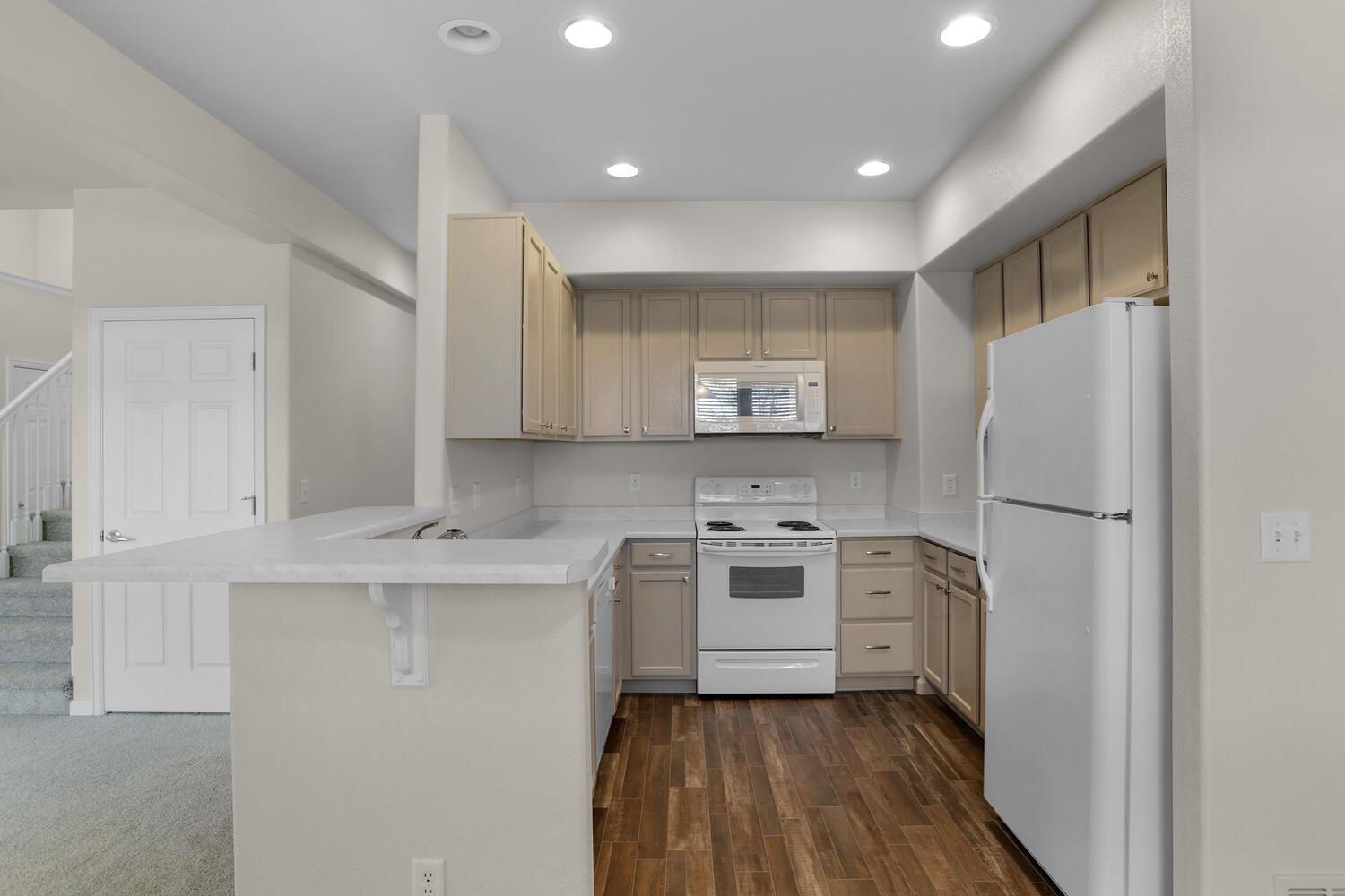 Updated 3-Bedroom Townhome with 5-Piece Primary Bath, Central A/C, and 2-Car Garage Near Fort Carson property image